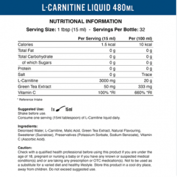 L Carnitine Liquid Applied Nutrition